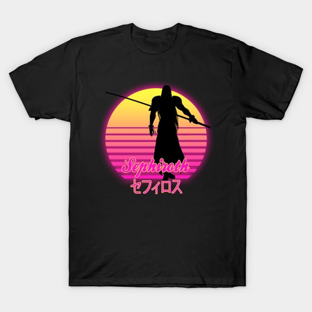 FF7 Retro Sephiroth T-Shirt by Rickster07